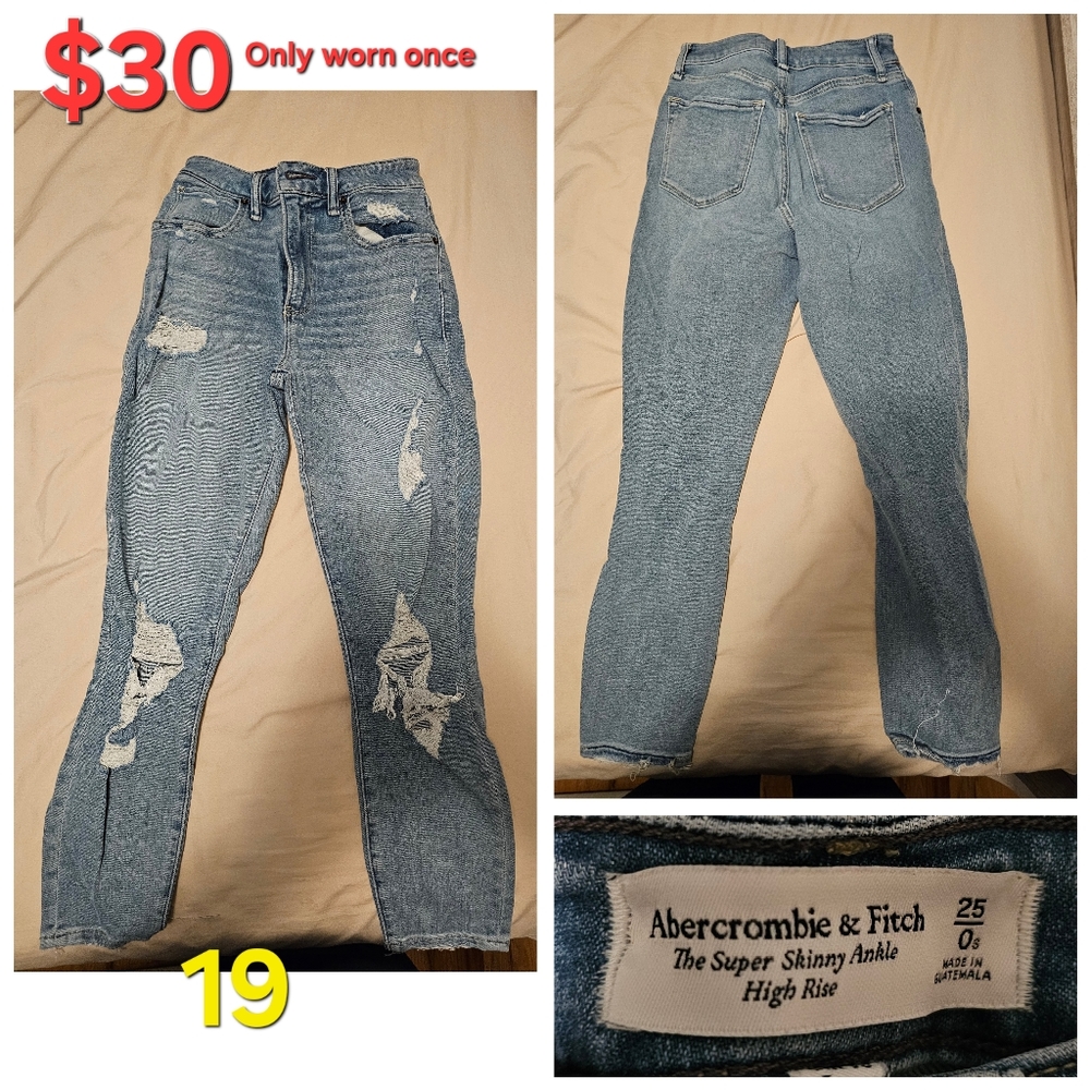 Women's Jeans (Levi's/Hollister/A&F/American Eagle/Carly Jean)